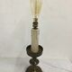 Antique lamp with brass base