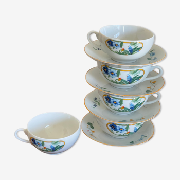 4 cups and saucer Ara Pier Import