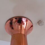 Rare ceiling lamp with 5 glass balls, Ott international, 1970s