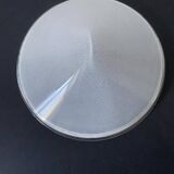 Globe for ceiling light. Conical shape. For a soft and speckled light.