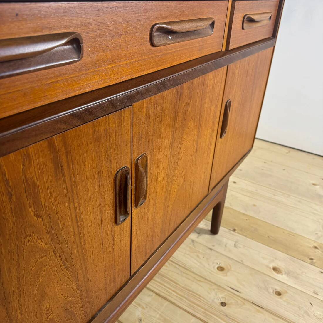 G-Plan teak sideboard – British mid-century design credenza
