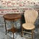 Louis XVI style side table in rosewood veneer decorated bronze