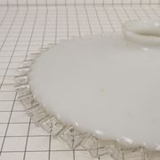 Abat-jour galette opaline
