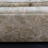 70's Swedish corner sofa with jungle design embroidery