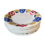Set of 8 Ginori dessert plates