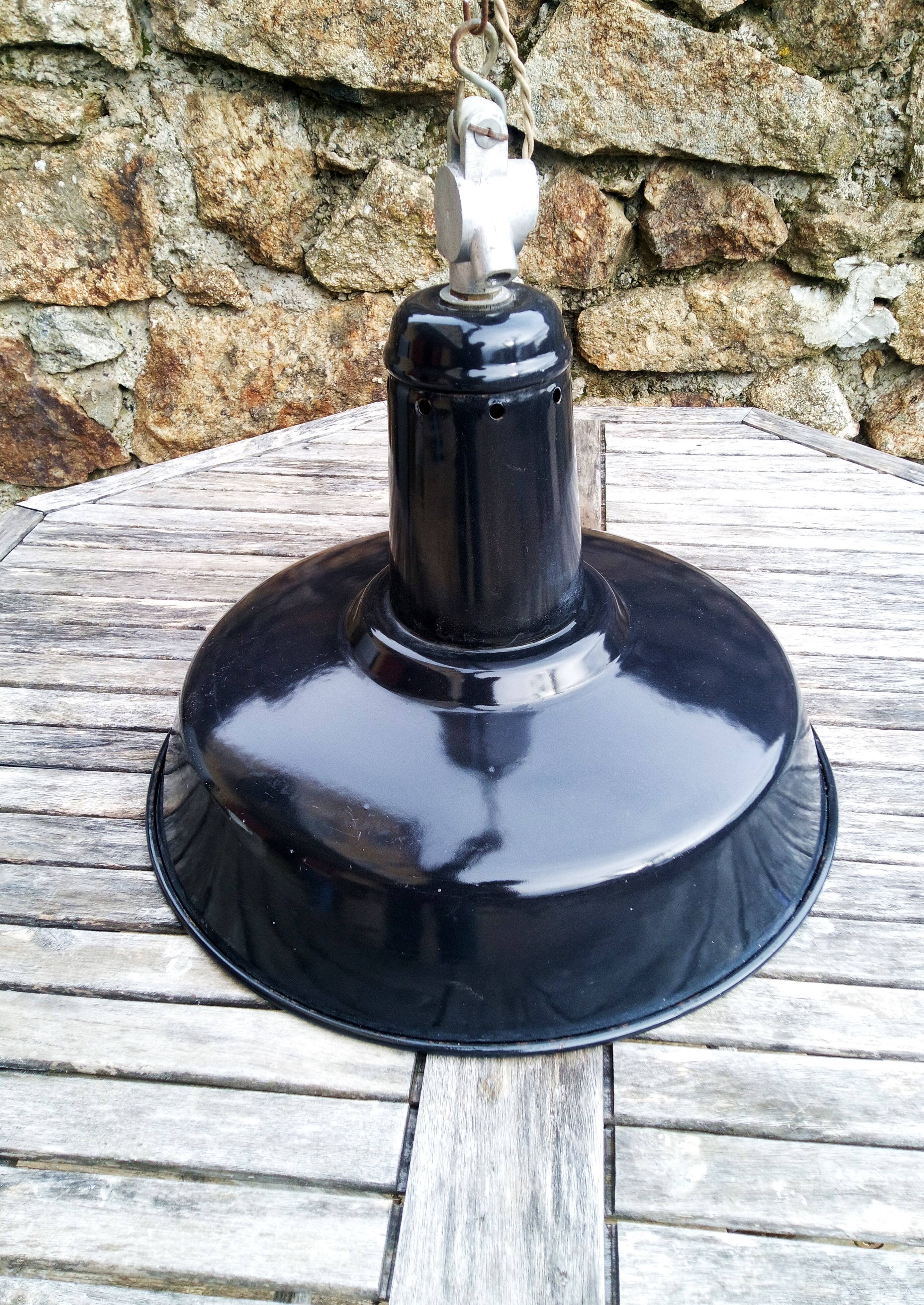 Industrial / factory suspension - Enamelled sheet metal - Ø 41.5 cm