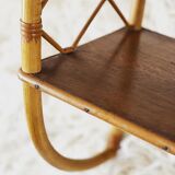Rattan wall shelf 1960