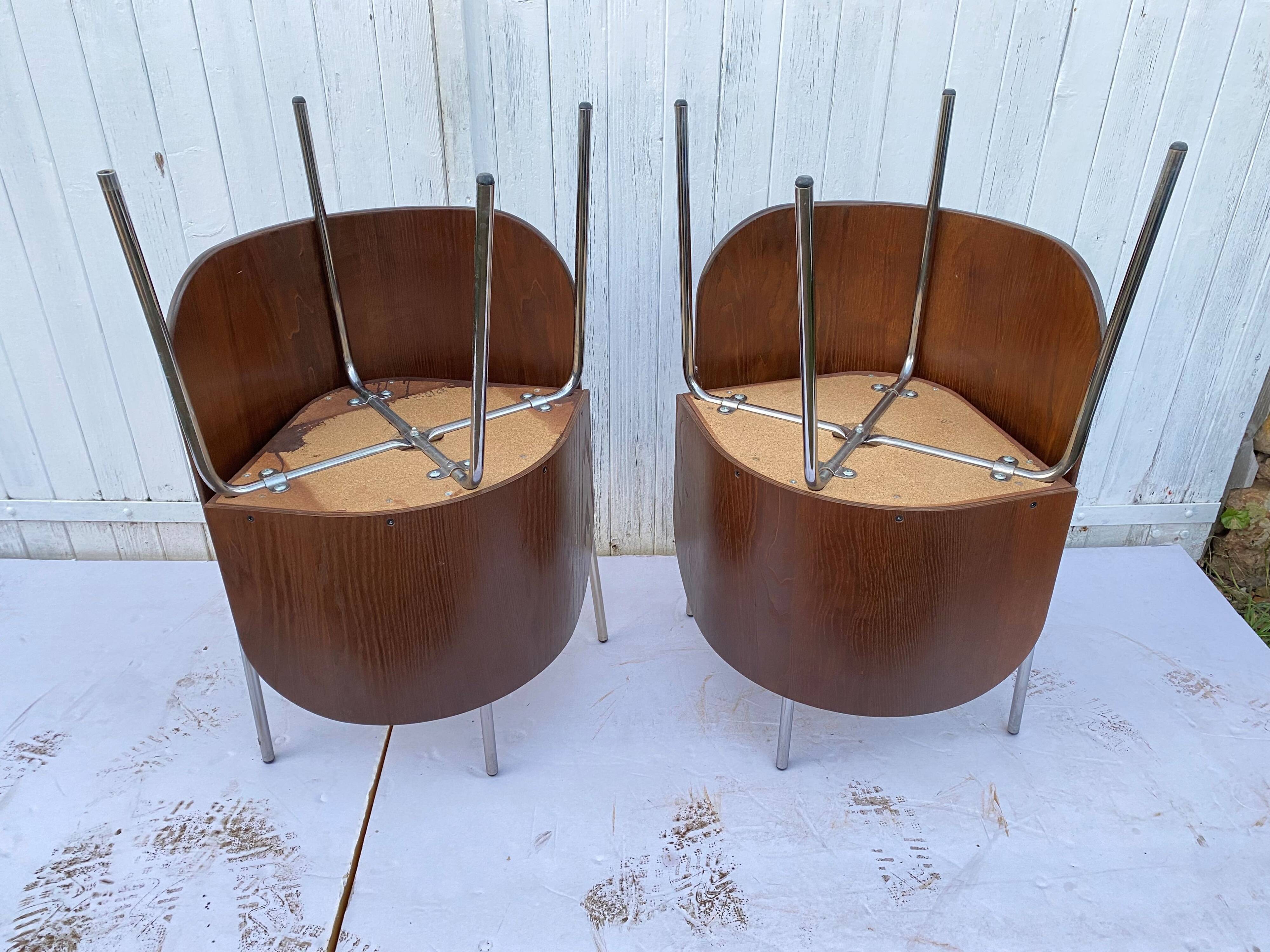 Fusion model table and 4 chairs set by Sandra Kragnert for Ikea Swedish 1970s