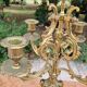 Napoleon III bronze candlestick
