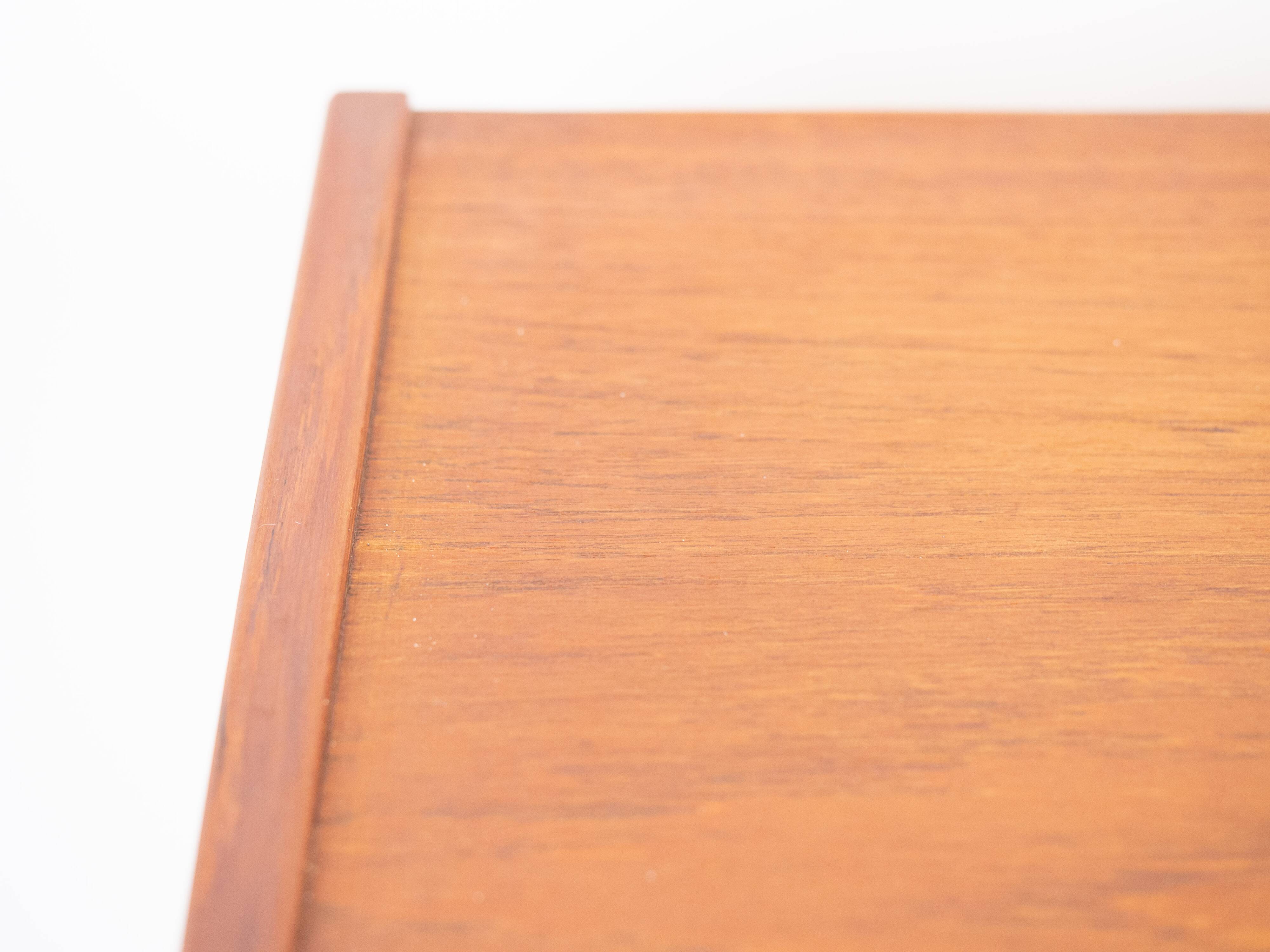 Table de chevet danoise en teck, années 1960