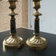 PAIR OF CANDLE HOLDERS XIXEME