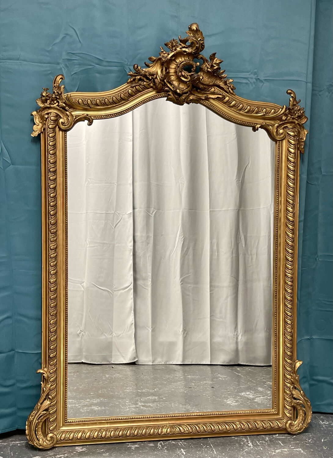 Mirror 151x108 cm old louis XV era Napoleon III