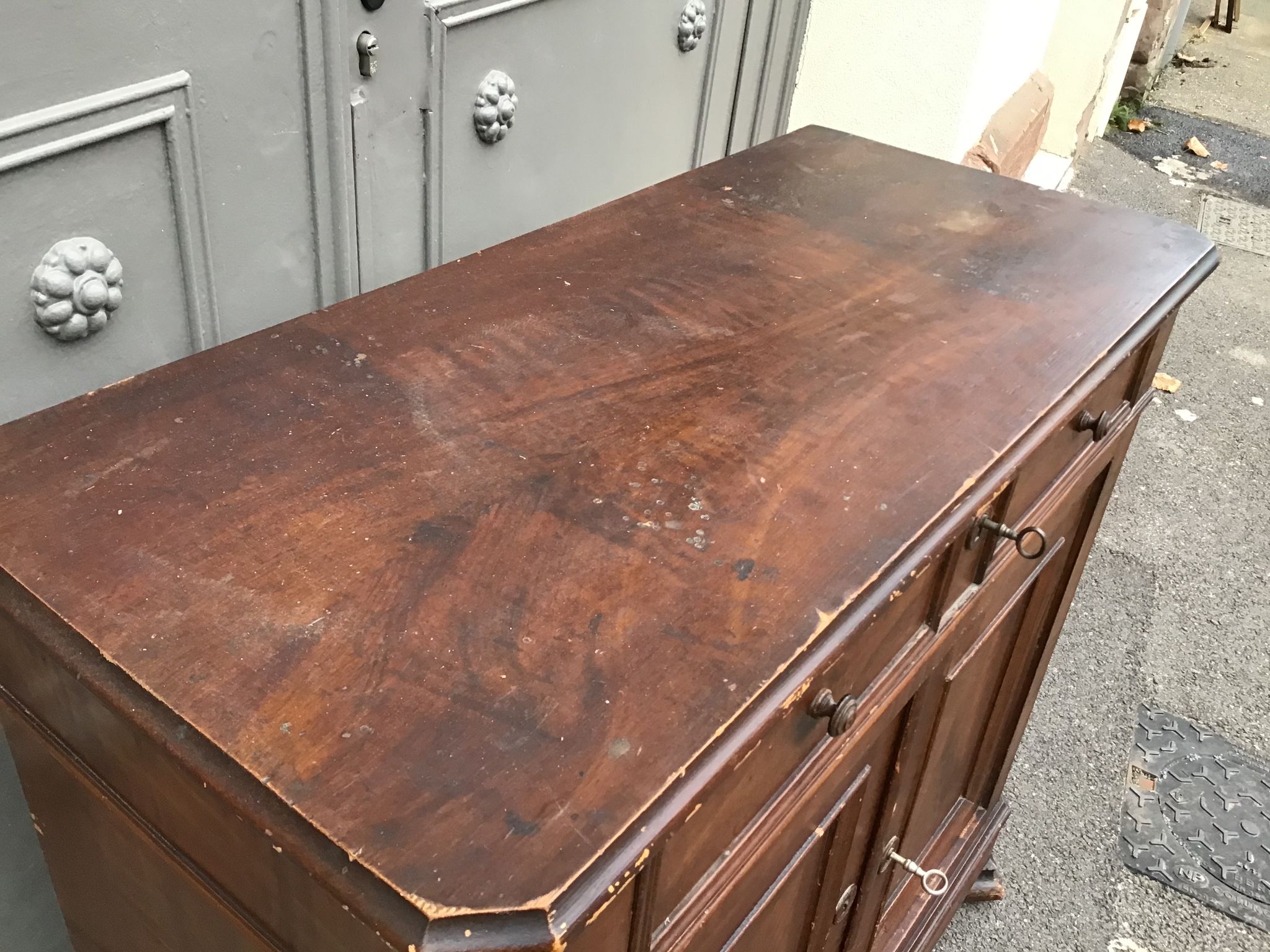 Old country fir buffet bohemia 1900s