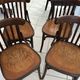Set of 4 vintage bistro chairs from the 1960s.