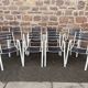 Set de 8 chaises de jardin terrasse vintage 1970