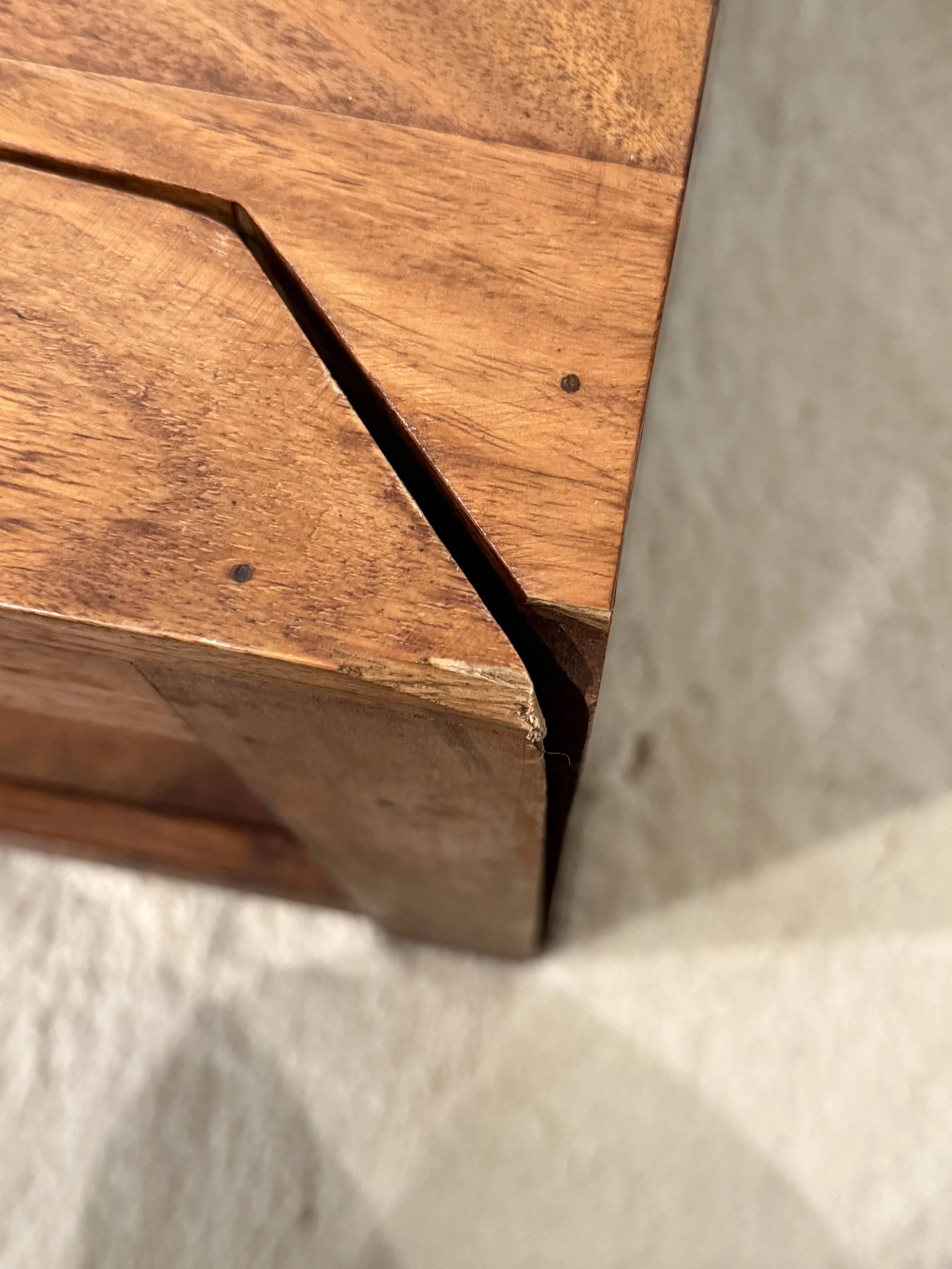 Wooden Yin Yang style coffee table