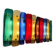 Applique murale en verre de Murano coloré, par J. T. Kalmar, Vienne, Autriche, années 1960. 10 plaques de verre à surface texturée, de couleurs variées avec des reflets irisés.