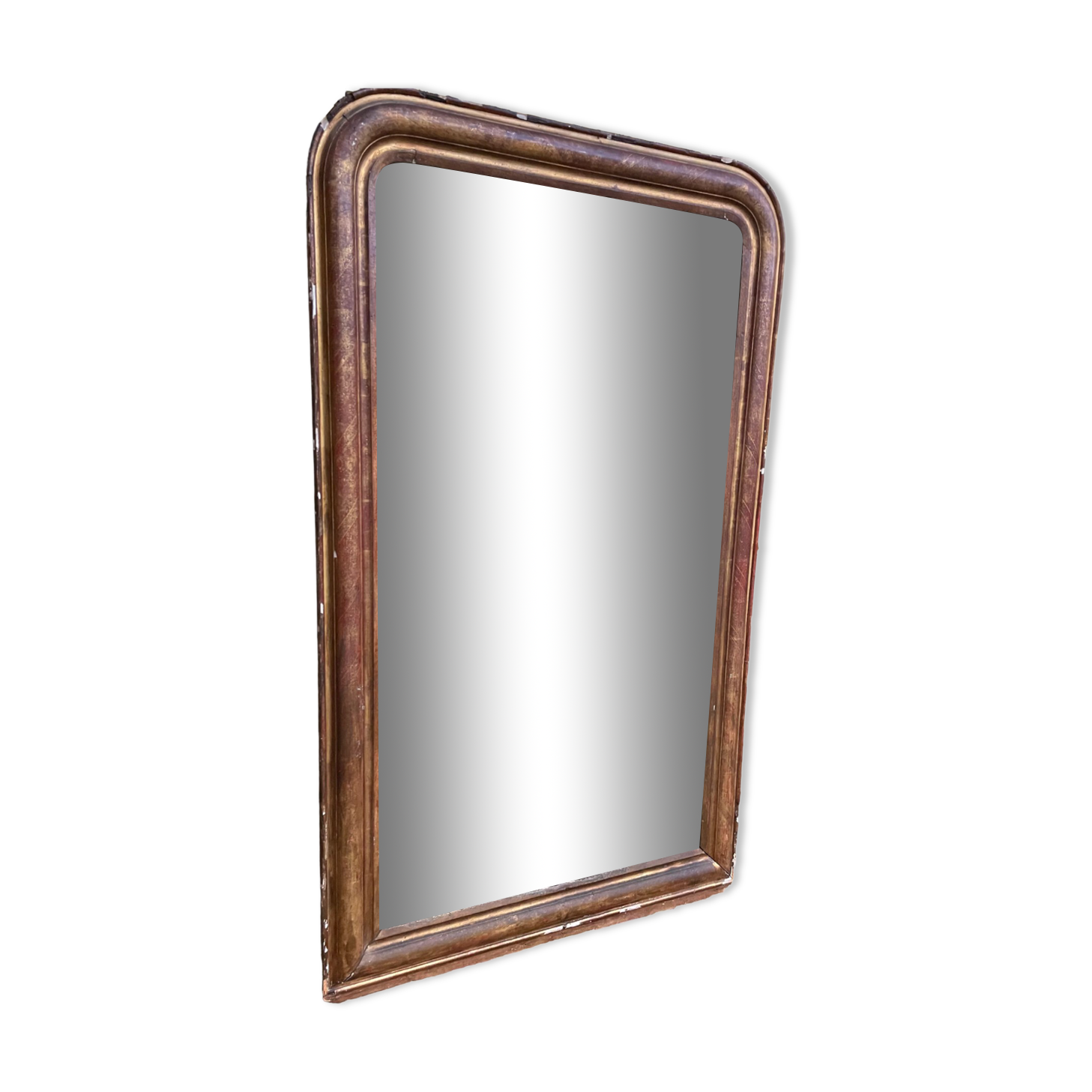 Louis Philippe period mirror with 19th leaf