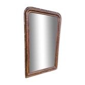 Louis Philippe period mirror with 19th leaf