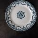 Set of 6 dessert plates Terre de Fer E. Bourgeois