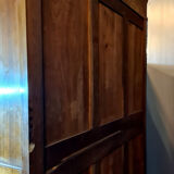 Napoleon III period wardrobe in blond walnut circa 1850-1880