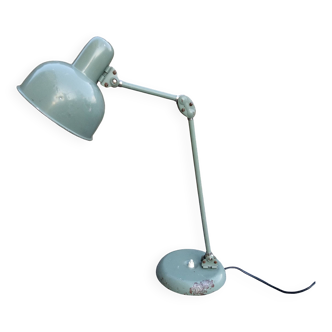 Ancienne lampe de bureau articulée / industrielle -2 bras 1950