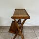 Table d'appoint, porte-revues scandinave vintage