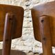 4 antique bistro chairs