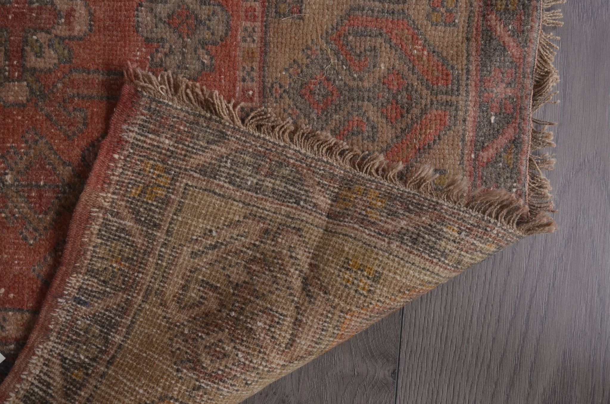 Oushak Handmade Tribal Carpet Sku 2427