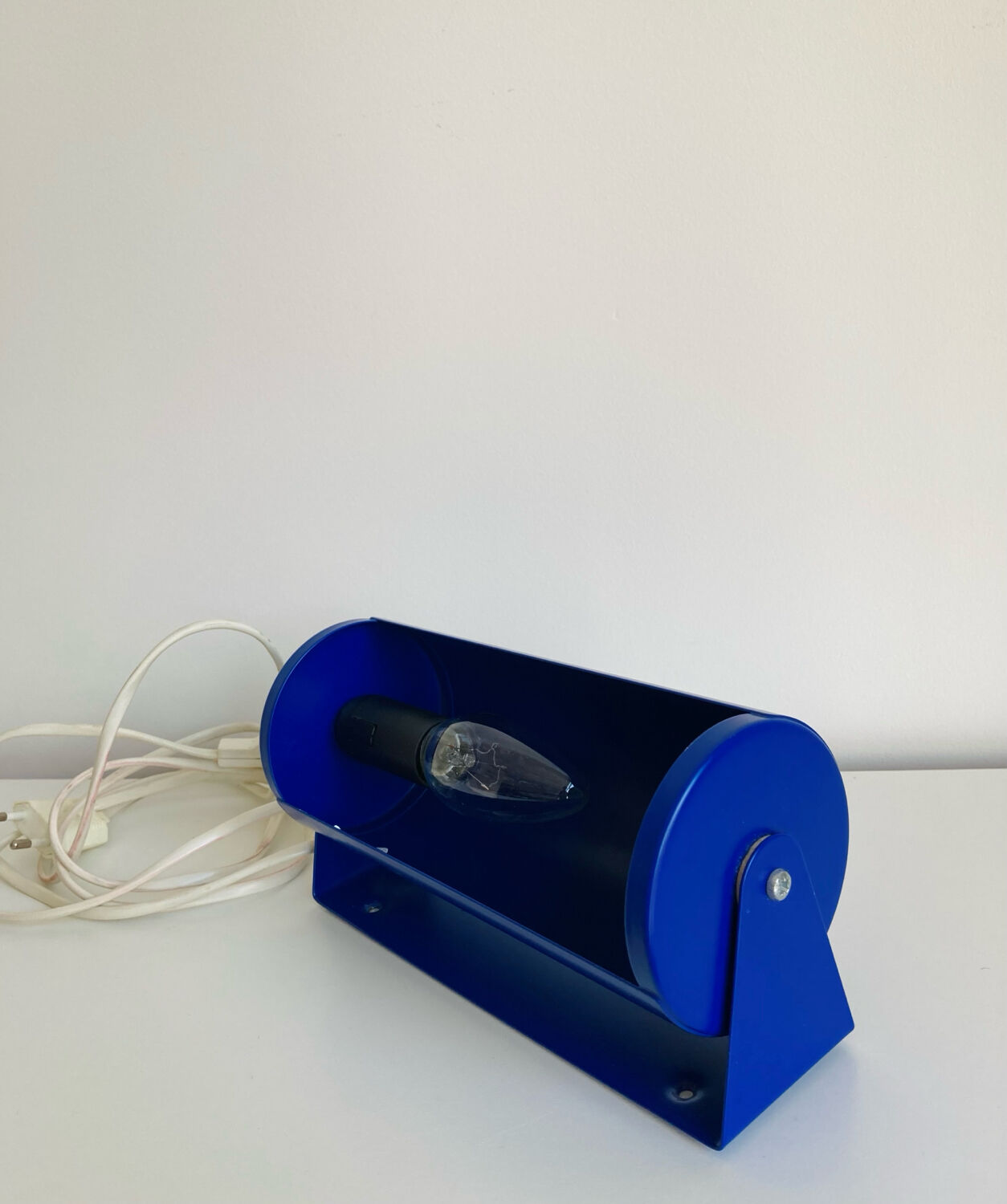 Wall lamp IKEA LOD v413 vintage metal blue