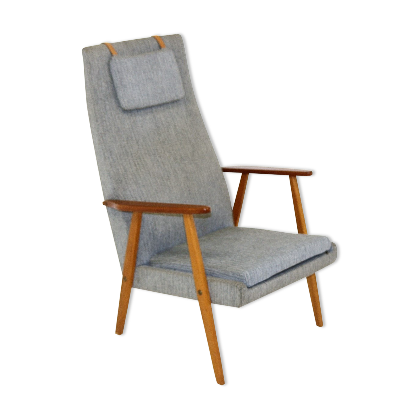 Scandinavian beech armchair, Sweden, 1950
