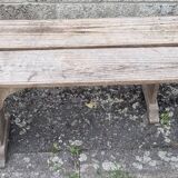 Old farm bench, natural color, vintage