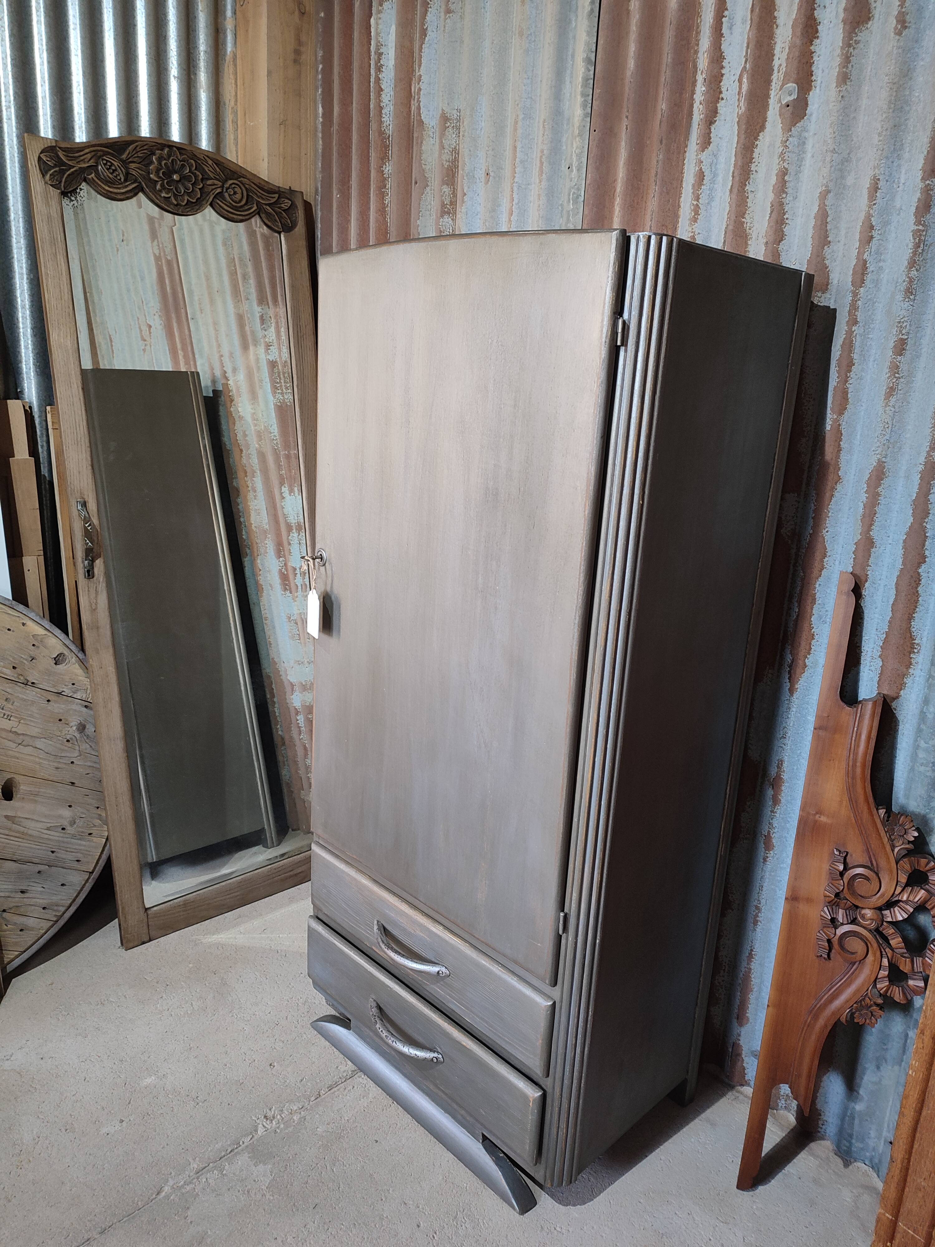 Beautiful vintage wardrobe restored in the mid-20th century.