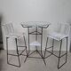 Tampico high table and 2 Cenote BOQA high stools