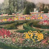 Tableau parc du chateau de Versailles Henri Martin