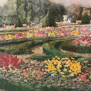 Tableau parc du chateau de Versailles Henri Martin