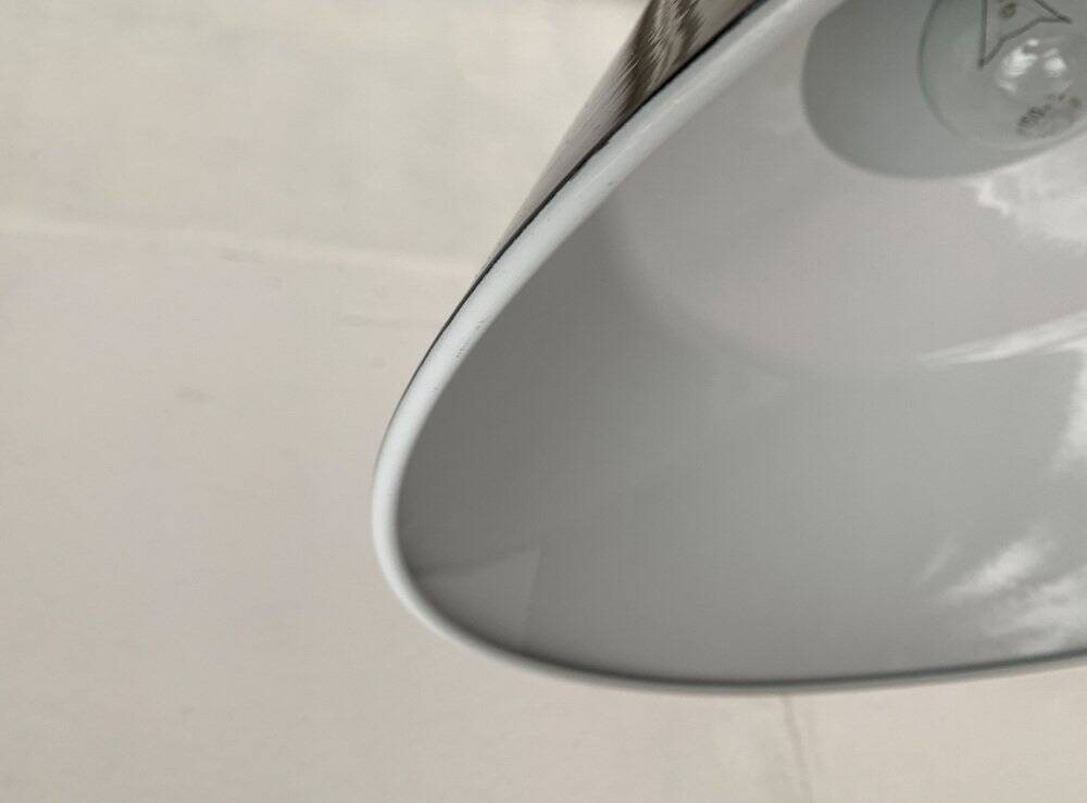 Large Danish Mid-Century pendant lamp in enamel for Louis Poulsen, 1960s.