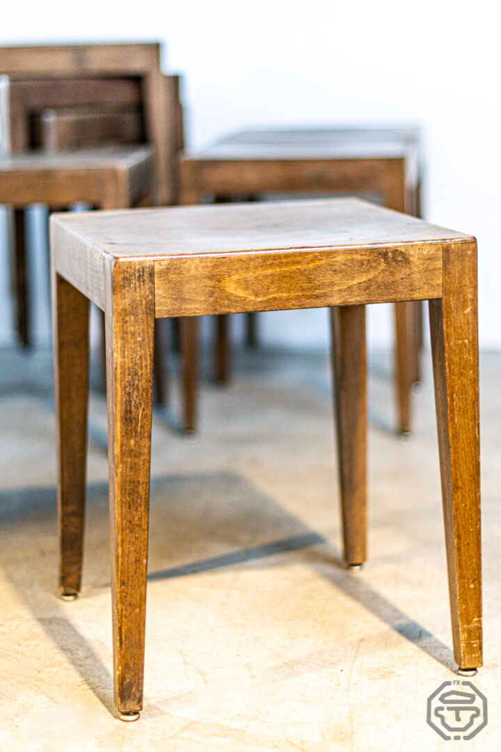 Lot of ten Baumann stools