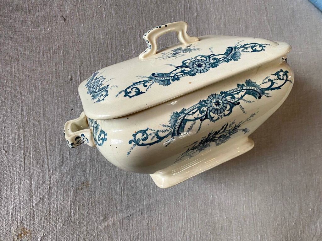 Soupiere "centaure" iron earth