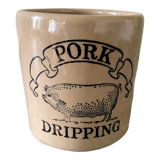 Glazed stoneware pot