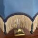 Vintage fringed lampshade 27cm