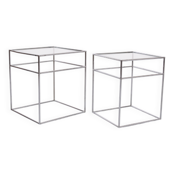 Side Tables “Abstracta” system designed by Poul Cadovius 1960s