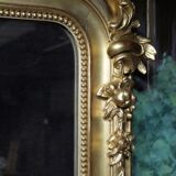 Golden Napoleon III mirror 129x224cm