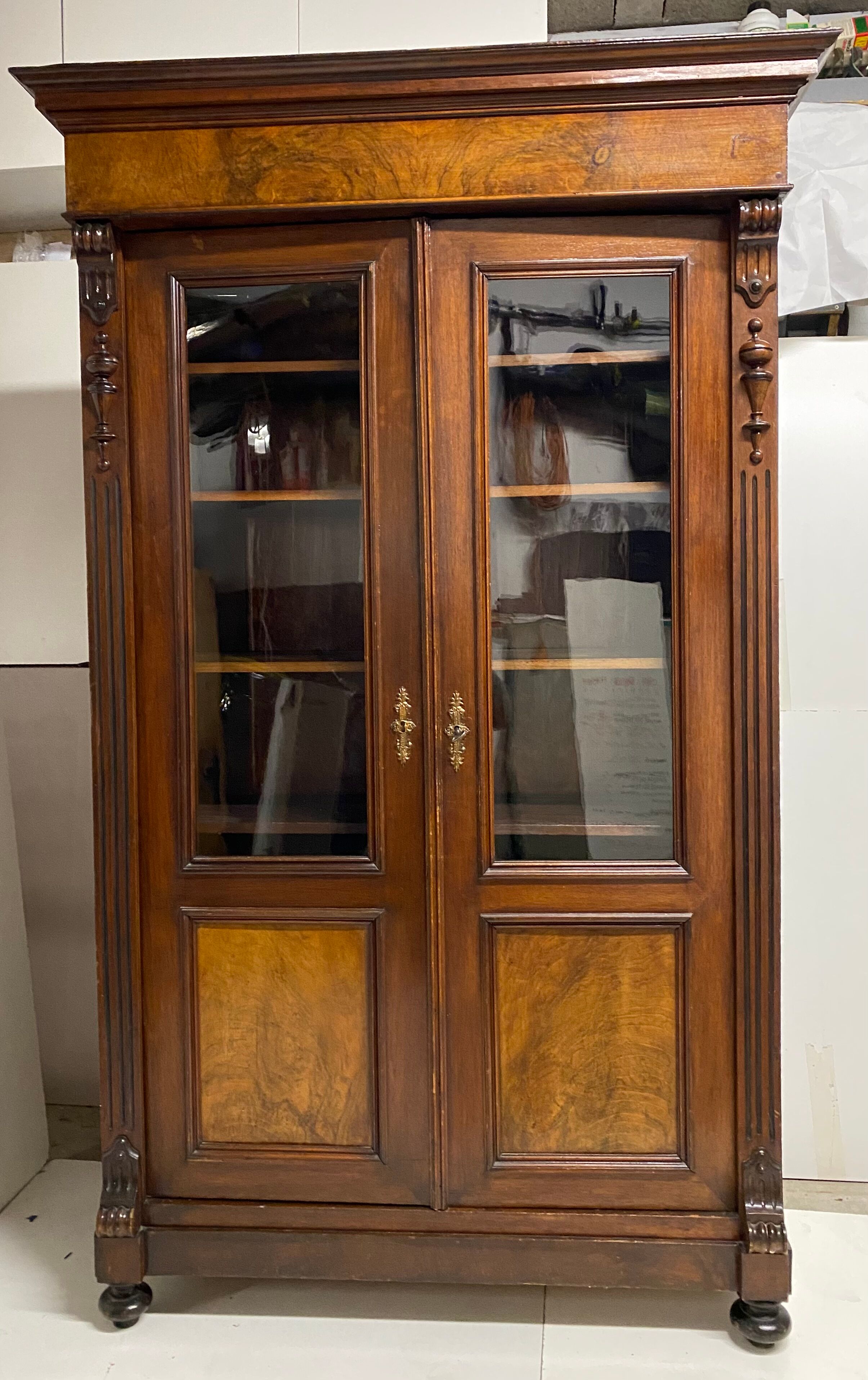 Glazed bookcase