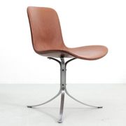 Set of 4 Scandinavian chairs model PK9 original edition K. Christiansen