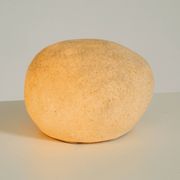 Original 1970s moon rock table lamp by André Cazenave for Tecta