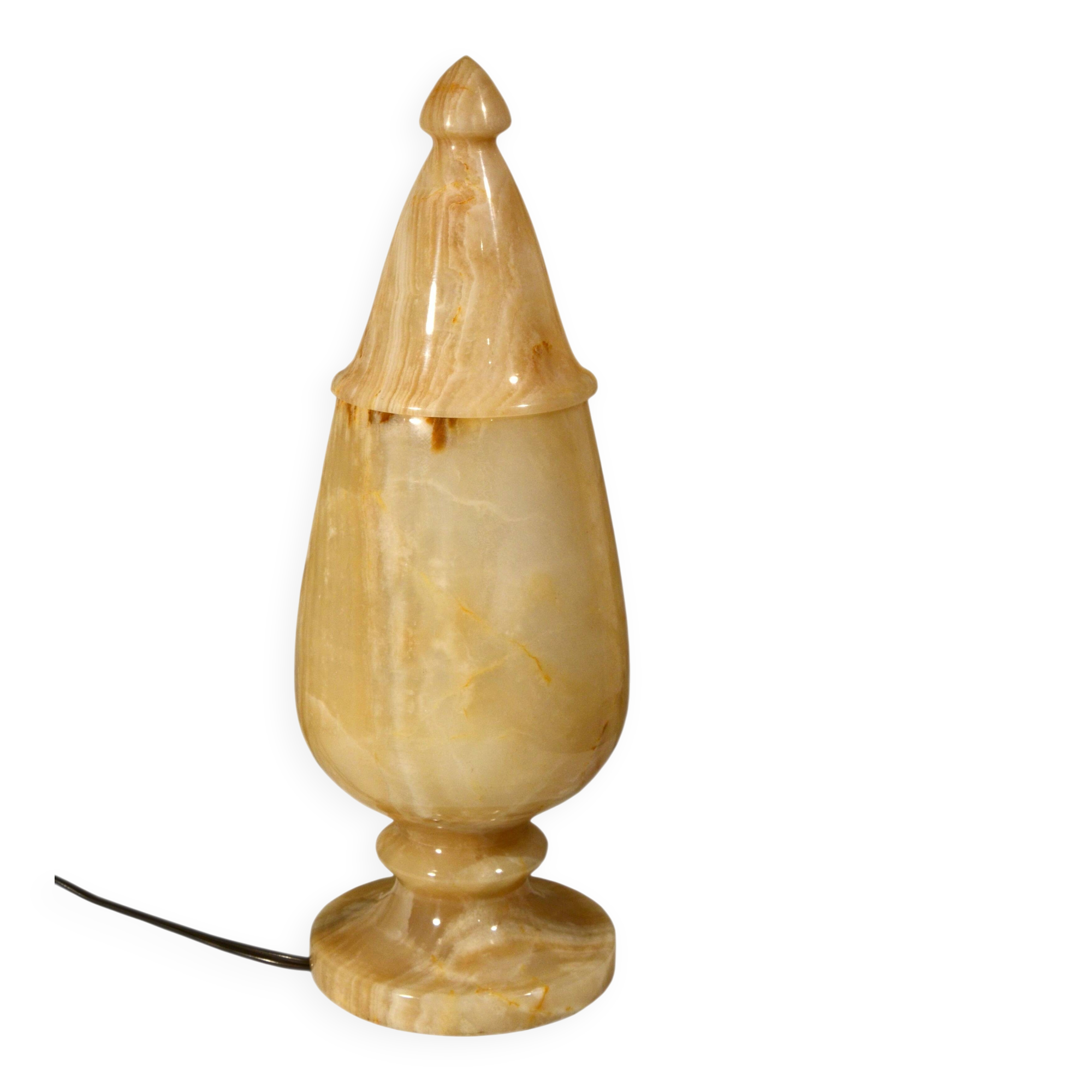 Marble lamp, 12x35cm