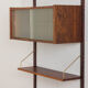 Preben Sorensen Danish mid century rosewood  wall unit with floating desk, PS system,  Randers, 1960