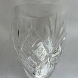 6 Saint Louis crystal red wine glasses