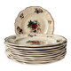 Série de 10 assiettes plates « Agreste » Sarreguemines France